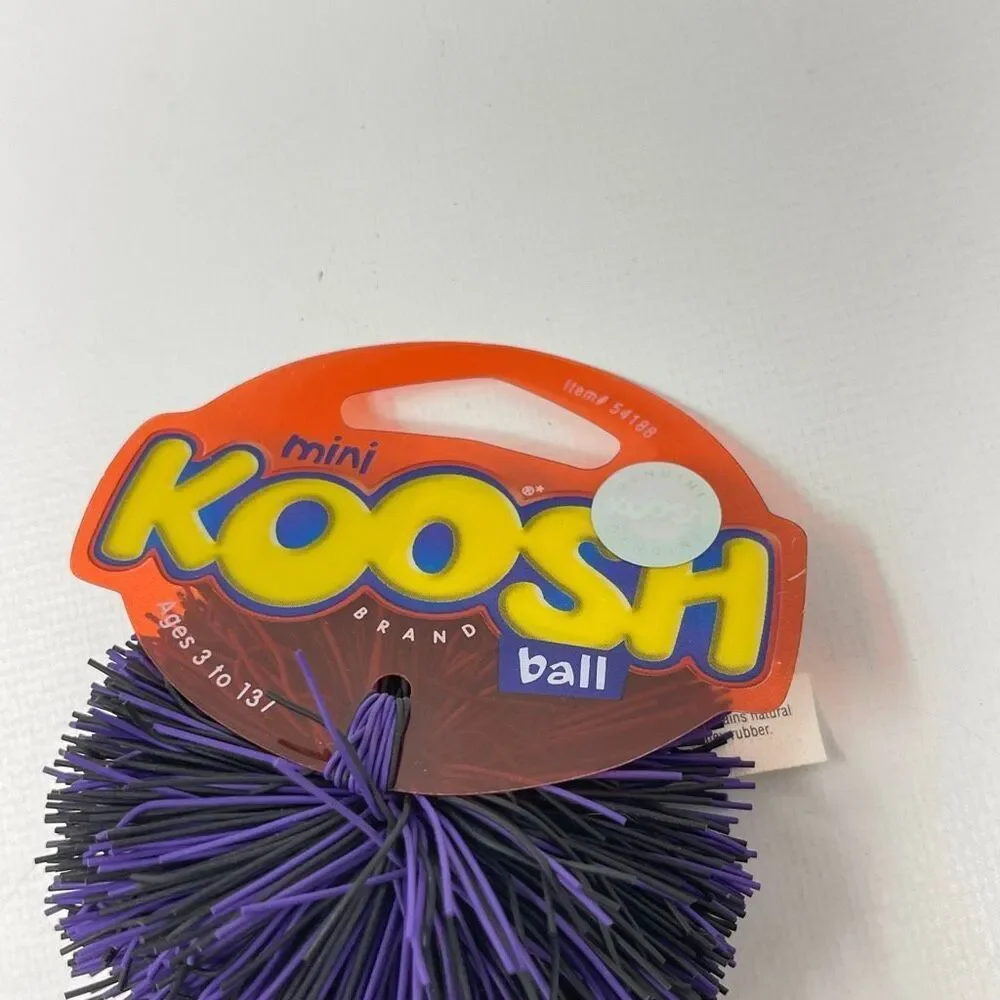 Koosh Silicone Ball Lot of 2 Balls Classic Fidget Toy for Kids Mini & Regular